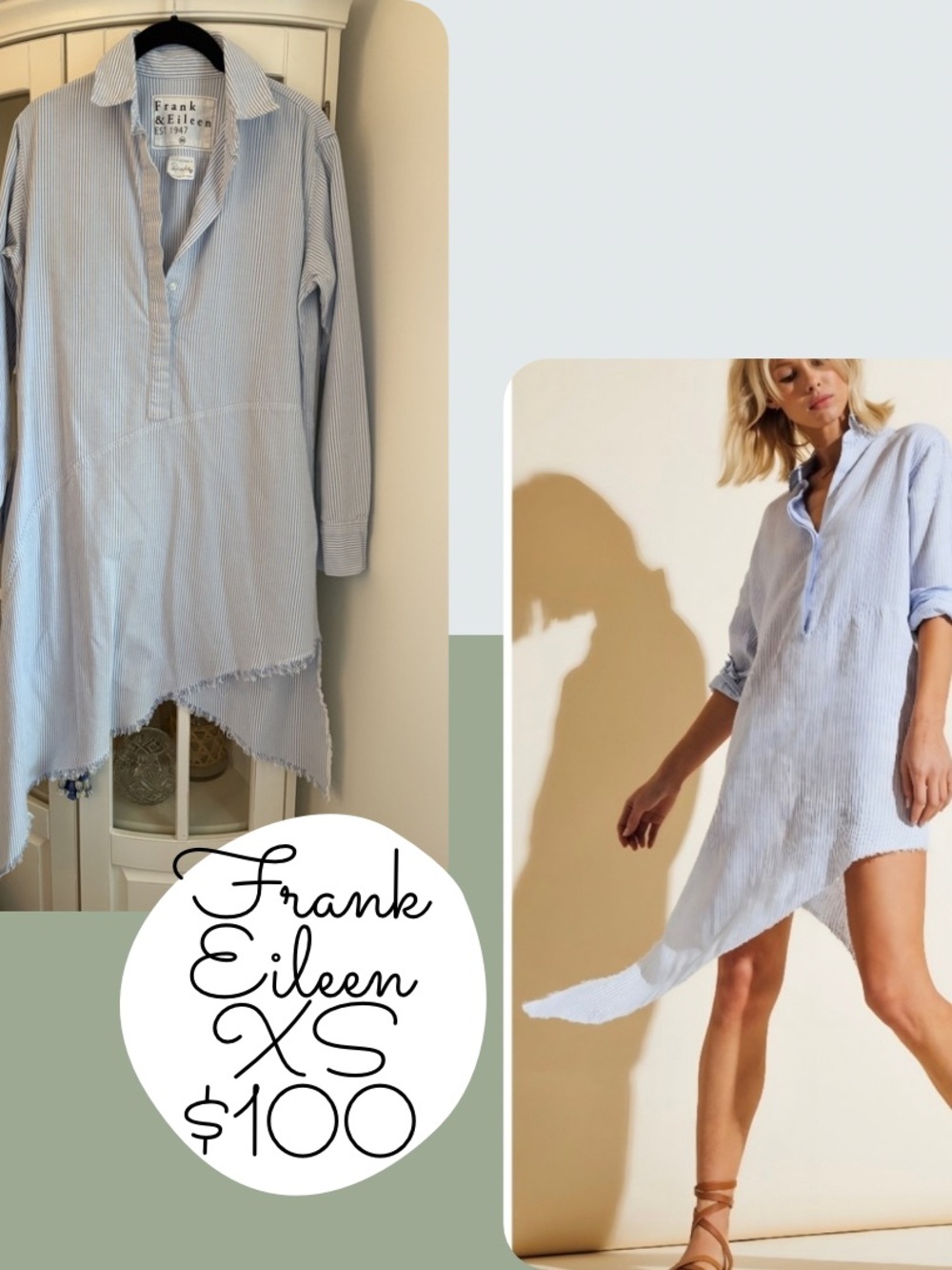Frank Eileen Drake stripe dress